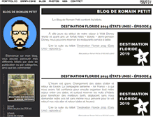 Tablet Screenshot of blog.romainpetit.fr